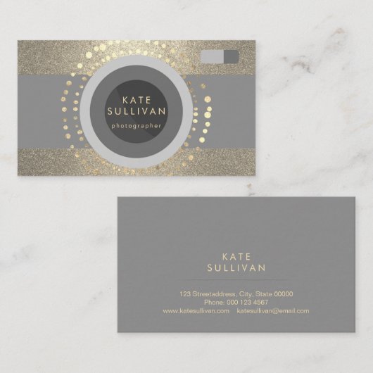 写モダン真デザイン 名刺 (正面/裏面)