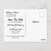 写モダン真保存日 ポストカード (裏面)