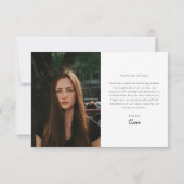 写モダン真卒業 サンキューカード (裏面)