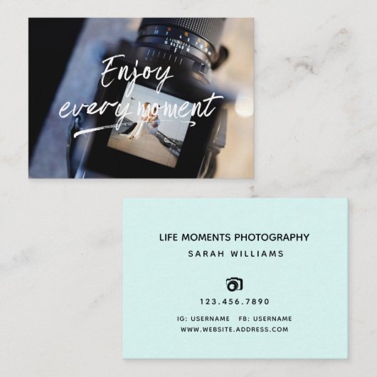 写モダン真楽しむ者 名刺 (正面/裏面)