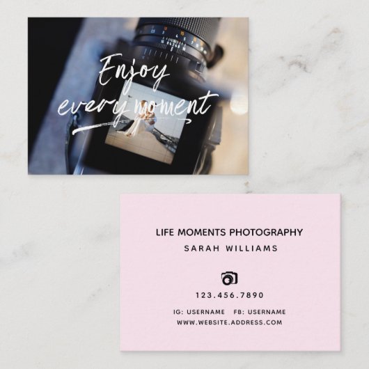 写モダン真楽しむ者 名刺 (正面/裏面)