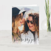 写モダン真 |お前が俺の花嫁のメイドになるか 招待状 (正面)