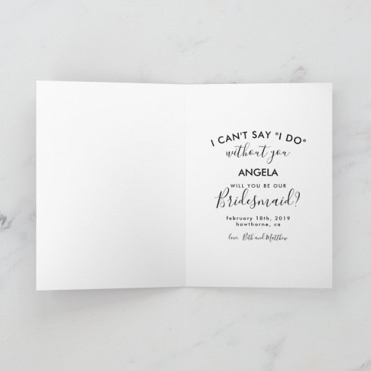 写モダン真 |お前が俺の花嫁のメイドになるか 招待状 (内部)