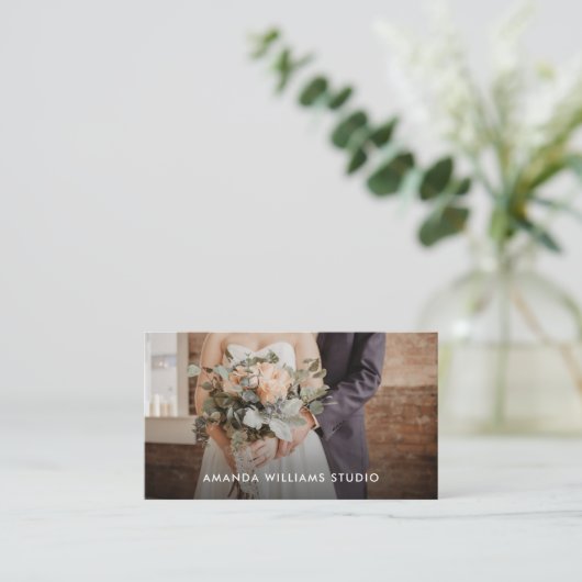 写モダン真 |写真家 名刺 (スタンド正面)