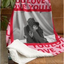 写モダン真 | Red & Pink Love You Valentines Gift