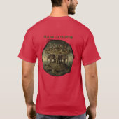 写実主義と伝統 皮肉な芸術: 超現実的な中世 Tシャツ (裏面)