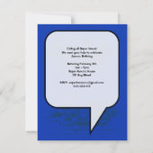 写実的で新しい誕生日の招待状 招待状 (裏面)