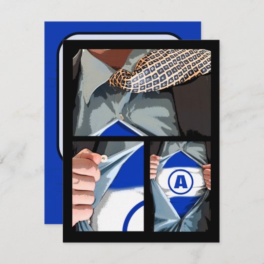 写実的で新しい誕生日の招待状 招待状 (正面/裏面)