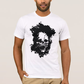 写実的なスカル Tシャツ