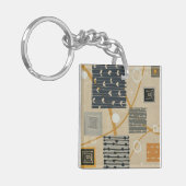 写実的なタイル キーホルダー (正面左)