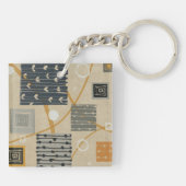 写実的なタイル キーホルダー (裏面)