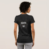 写実的なティーの*Obama* Tシャツ (裏面フル)