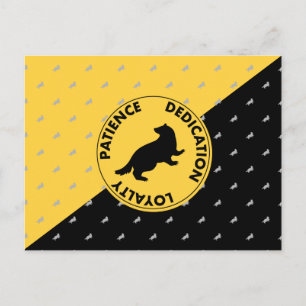 写実的なハリー・ポッターシリーズ  HUFFLEPUFF™の家の特性 ポストカード