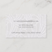 写実的なパターン名刺 名刺 (裏面)