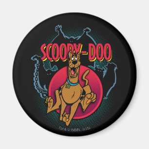 写実的な幽霊からのScooby-Dooのランニング マグネット