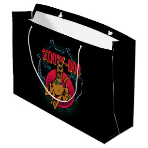 写実的な幽霊からのScooby-Dooのランニング ラージペーパーバッグ