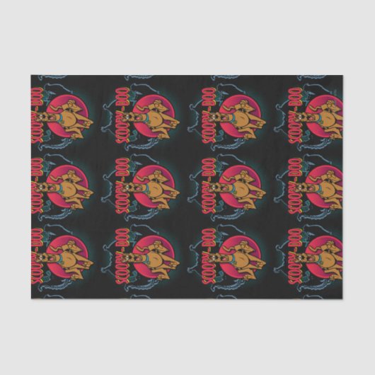 写実的な幽霊からのScooby-Dooのランニング 薄葉紙 (正面)