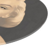 写実的な灰色のマリリン カッティングボード (角)