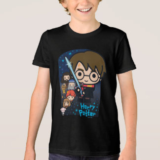 写実的な秘密の漫画のハリー・ポッターシリーズの部屋 トライブレンドTシャツ