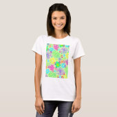 写実的な花 Tシャツ (正面フル)