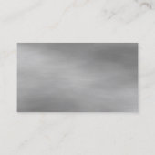 写実的な金属の名刺のテンプレート 名刺 (裏面)