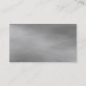 写実的な金属の名刺のテンプレート 名刺 (裏面)