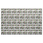 写実的なDitおよびDahのアマチュア無線の生地はそれをカスタマイズ ファブリック (ファットクウォーター)