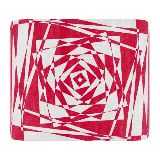 写実的光学錯覚切断板 カッティングボード (正面)