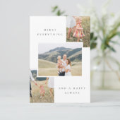 写数々の真のホリデーカード サンキューカード (スタンド正面)