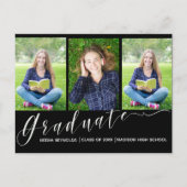 写数々の真|スクリプト|卒業案内 インビテーションポストカード (正面)