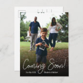 写来真の妊娠告知はがき 案内ポストカード (正面/裏面)