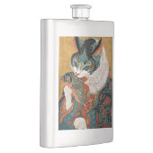 写楽スタイル浮世絵歌舞伎猫 フラスク (右)