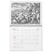 写生カレンダーにおけるイエス・キリストの生涯の物語 カレンダー (3月 2026)