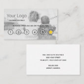 写真あなたのロゴラベルラインロイヤリティカード ロイヤリティカード (正面/裏面)