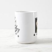 写真あなたの犬は考え引用文 コーヒーマグカップ (中央)