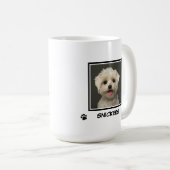 写真あなたの犬は考え引用文 コーヒーマグカップ (正面右)