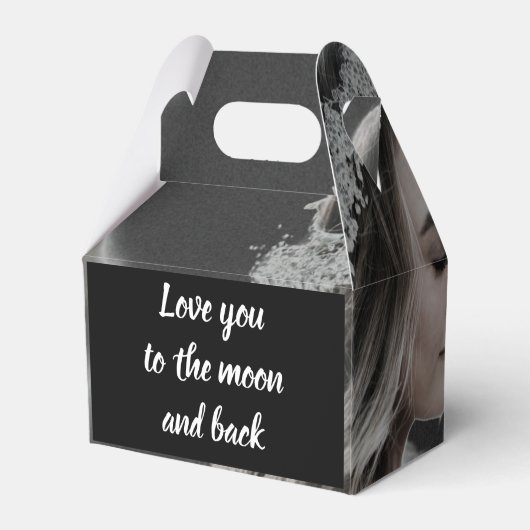 写真あなたを月と背中に愛結婚する フェイバーボックス (裏面サイド)