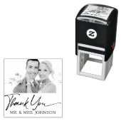 写真ありがとうご結婚ざう セルフインキングスタンプ (インサイチュ)