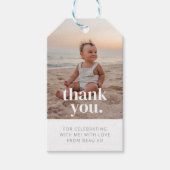 写真ありがとうギフトラベル ギフトタグ (正面)