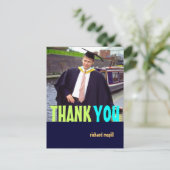 写真ありがとうポストカード, DIYカラー+フォント ポストカード (スタンド正面)