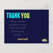 写真ありがとうポストカード, DIYカラー+フォント ポストカード (裏面)