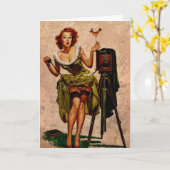 写真いけな者、誕生日 カード (黄色い花)