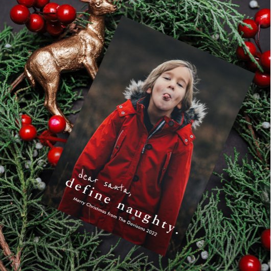 写真おもしろいいけなクリスマスホリデーカード