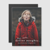 写真おもしろいいけなクリスマスホリデーカード (正面/裏面)