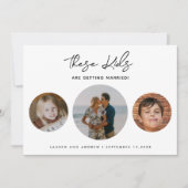 写真おもしろいこれらの子供たちは結婚してい結婚る セーブザデート (正面)