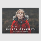 写真おもしろいのいけなクリスマス・ホリデー・カードの定義 (正面)