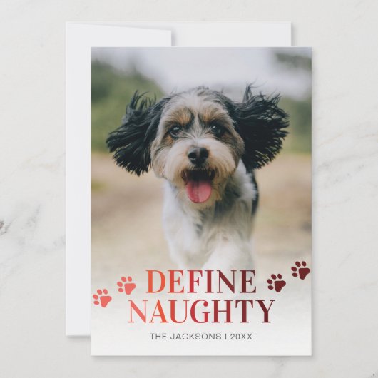 写真おもしろいのクいけなリスマス シーズンカード (正面)