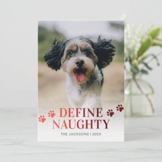 写真おもしろいのクいけなリスマス シーズンカード (スタンド正面)