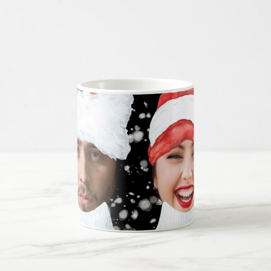 写真おもしろいのクパーソナライズされたリスマス コーヒーマグカップ (中央)