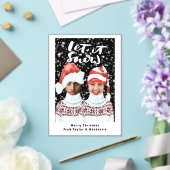 写真おもしろいのパーソナライズされたクリスマス アクリル招待状 (インサイチュ (ウェディング))